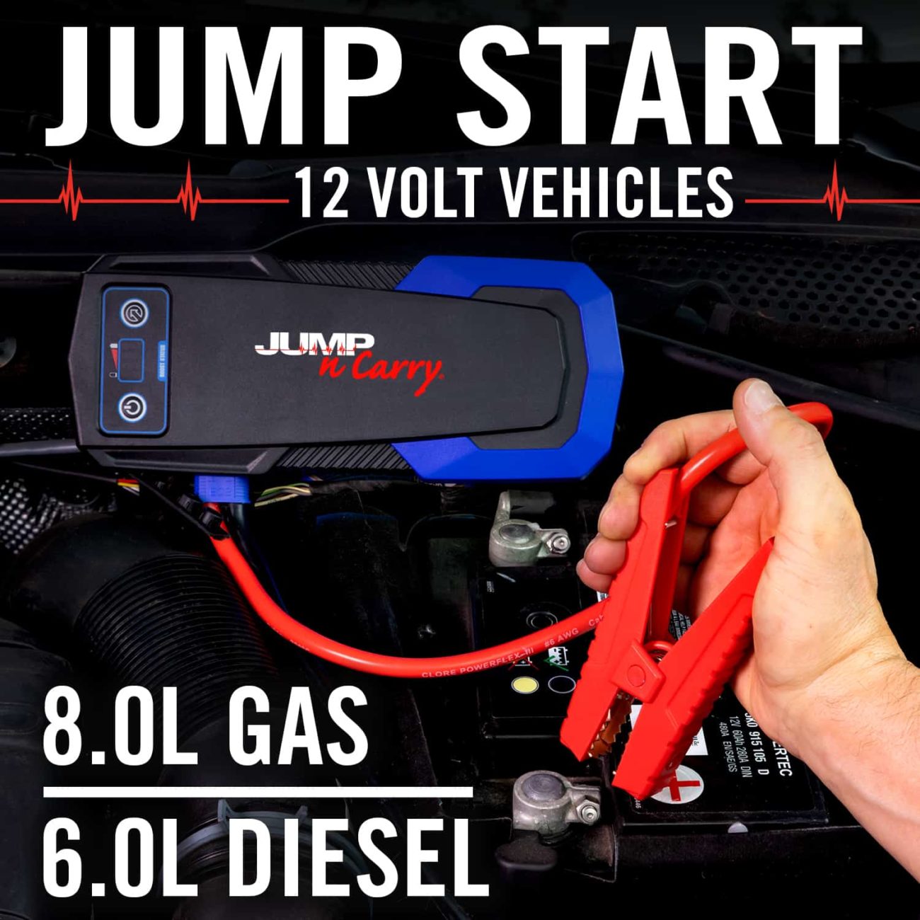 JNC325 450 Start Assist Amp 12 Volt Lithium Jump Starter Clore Automotive